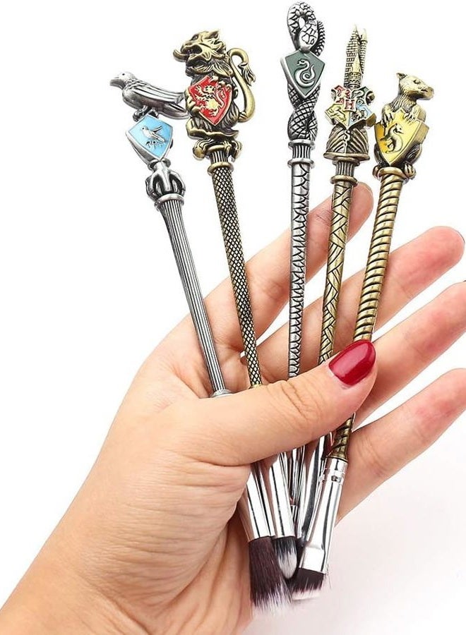 Hamowtux 【GiftBox】 Gifts Metal Makeup Brushes Set Gifts Makeup Brushes Set for Women Magic Eye Shadow Eyeliner Blending Lip Brush - Image 3