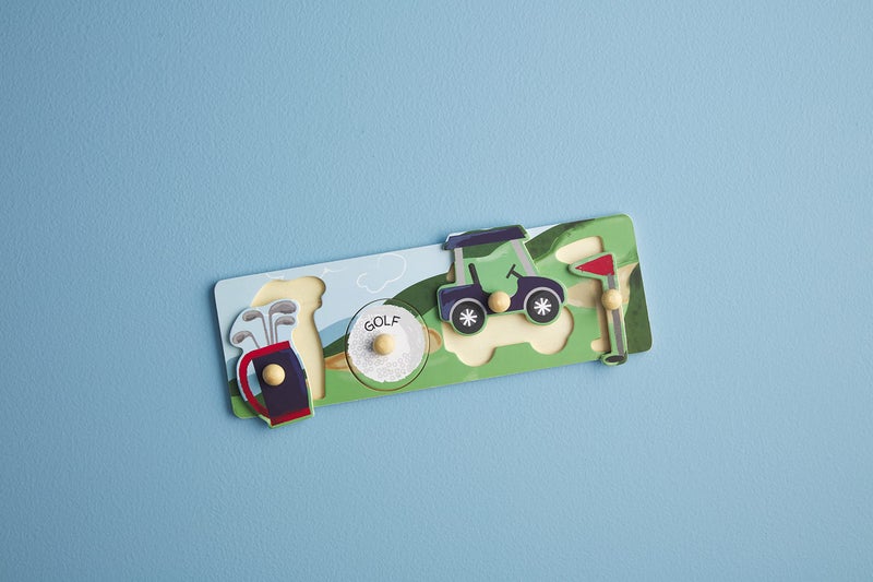 Mud Pie Children's Knob Puzzle,Golf - Image 2