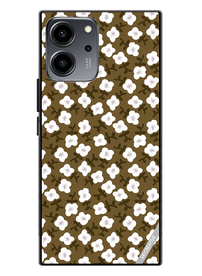 VR CREATIVE Protective Case Cover For Honor 80 SE Flower Design Multicolour - Image 1