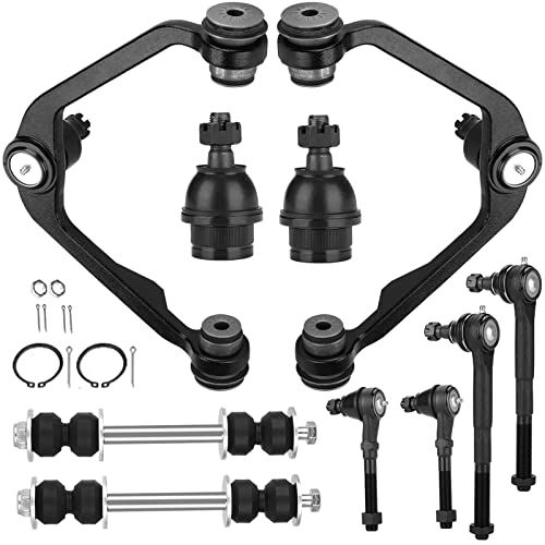 Autsurles 2WD Front Upper Control Arm with Ball Joint for Ford F-150 1997-2003 Expedition F-250 for Lincoln Blackwood Navigator 1998-2002 K8726 K8728 Inner Outer Tie Rod End + Sway Bar End Link Suspension Kit - Image 1
