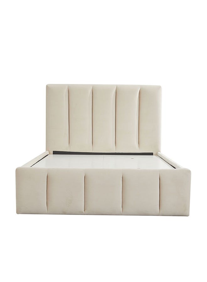 DANUBE HOME Danube Home Vista Teen Single Bed With Drawers Sturdy Modern Design Wooden Single Bed Frame Furniture L 220 x W 131 x H 111 cm Light Beige  - Image 2