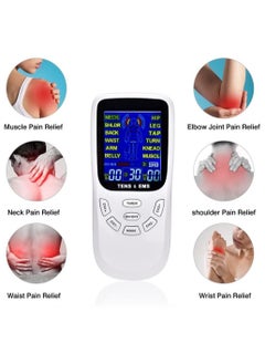 Y&D Muscle Stimulator Device, Ten Units Machine Pulse Massager 12 Modes Rechargeable Device With 4 Large Pads For Pain Relief, Fitness Neck Back Relief  - Image 2