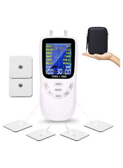Y&D Muscle Stimulator Device, Ten Units Machine Pulse Massager 12 Modes Rechargeable Device With 4 Large Pads For Pain Relief, Fitness Neck Back Relief  - Image 1