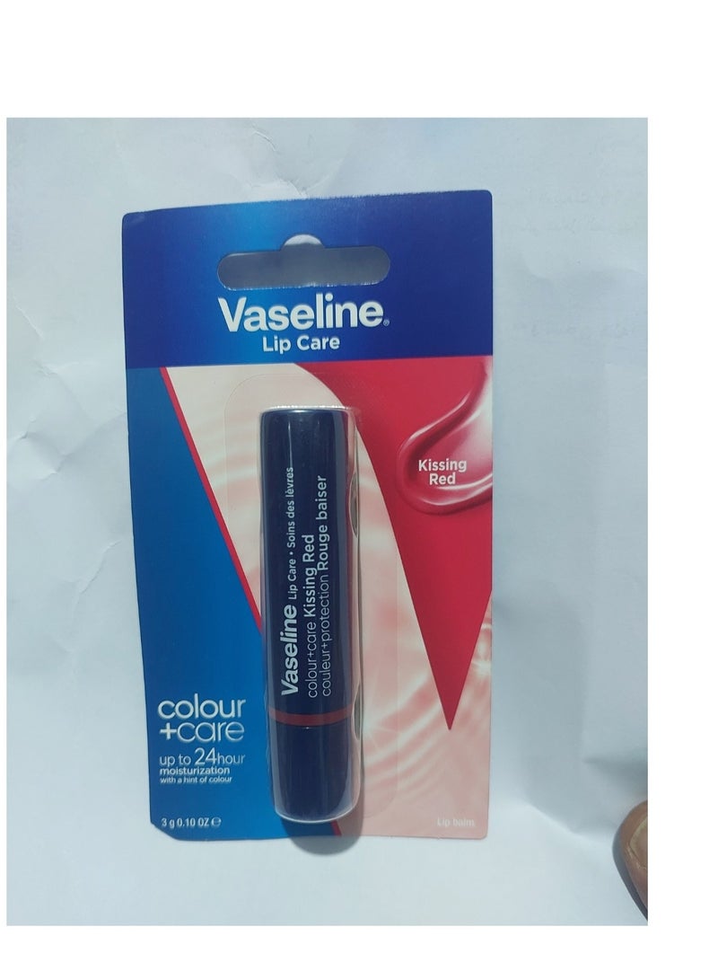 Vaseline lip care balm, red, 3 grams - Image 1