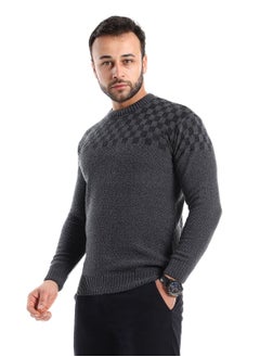 Wool Mens Pullover With Multi Design
