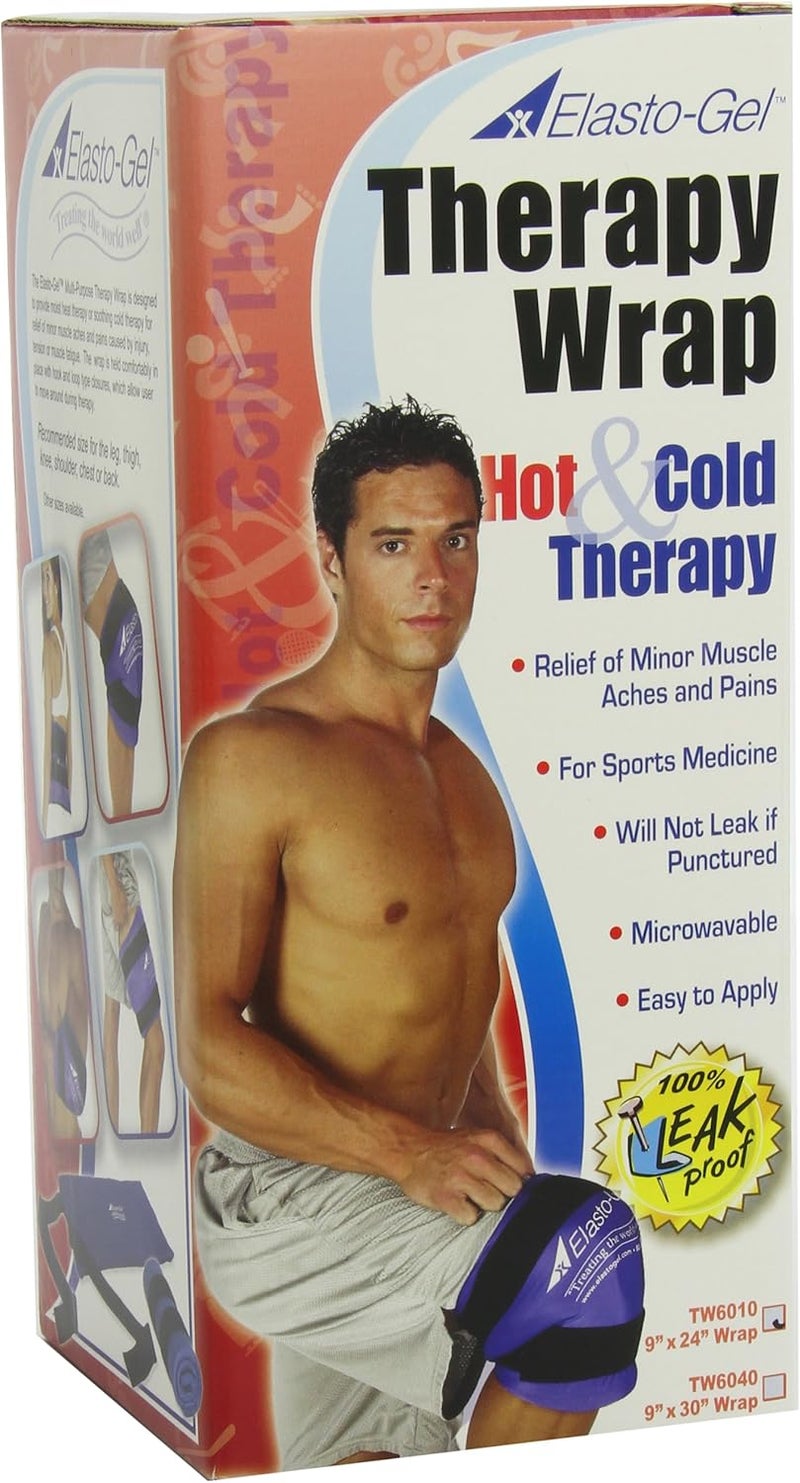Elasto-Gel Elasto Gel Hot/Cold Therapy Wrap - 9 x 24 Inches for Pain Relief - Image 1