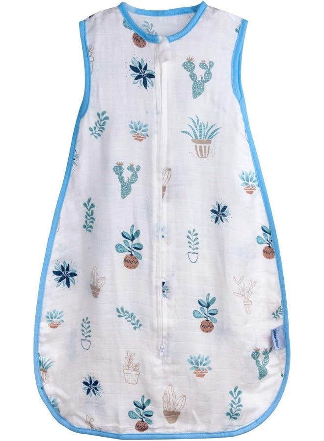 BLOOMSTAR Baby Sleeping Sack Muslin 0.5 tog Cotton 3-12 Months Summer Lightweight Toddler Wearable Blanket Sleeping Bag Thin Breathable Soft Infant Sleeper Sack 6-12M - Image 1