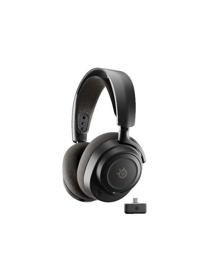 SteelSeries Arctis Nova 7P Gen 2 Wireless Gaming Headset for PS5 & PS4, Dual 2.4 GHz + Bluetooth, 360° Spatial Audio, AI Noise-Cancelling Microphone, 50+ Hour Battery, USB-C Charging, Multi-Platform, Black | 61744 - Image 1