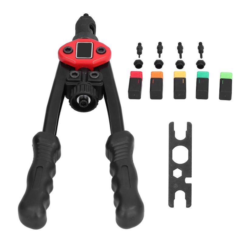 Rivet Nut Gun Stainless Steel Hand Riveting Tool with Tip M3 M4 M5 M6 M8 Nut Kit BT‑606 - Image 5