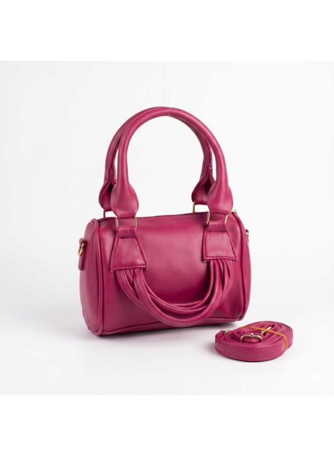 An elegant bag that combines sophistication and practicality in one soft, attractive design suitable for all times.BA-73-FUCHSIA