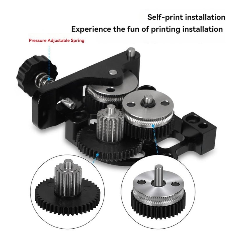 High Gear Hardened Steel Extruder Kit 2 4 0 1 For 3D Printer Accessories - Image 3