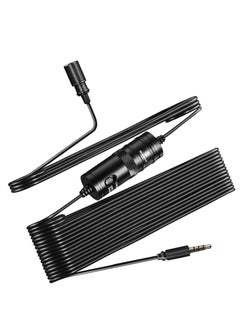 ProOne ProOne PMR701 Professional Grade Lavalier Clip On Microphone - Lav Mic for Camera Phone iPhone GoPro Video Recording ASMR - Small Noise Cancelling 3.5mm Tiny Shirt Microphone with Easy Clip On System  - Image 5