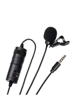 ProOne ProOne PMR701 Professional Grade Lavalier Clip On Microphone - Lav Mic for Camera Phone iPhone GoPro Video Recording ASMR - Small Noise Cancelling 3.5mm Tiny Shirt Microphone with Easy Clip On System  - Image 2