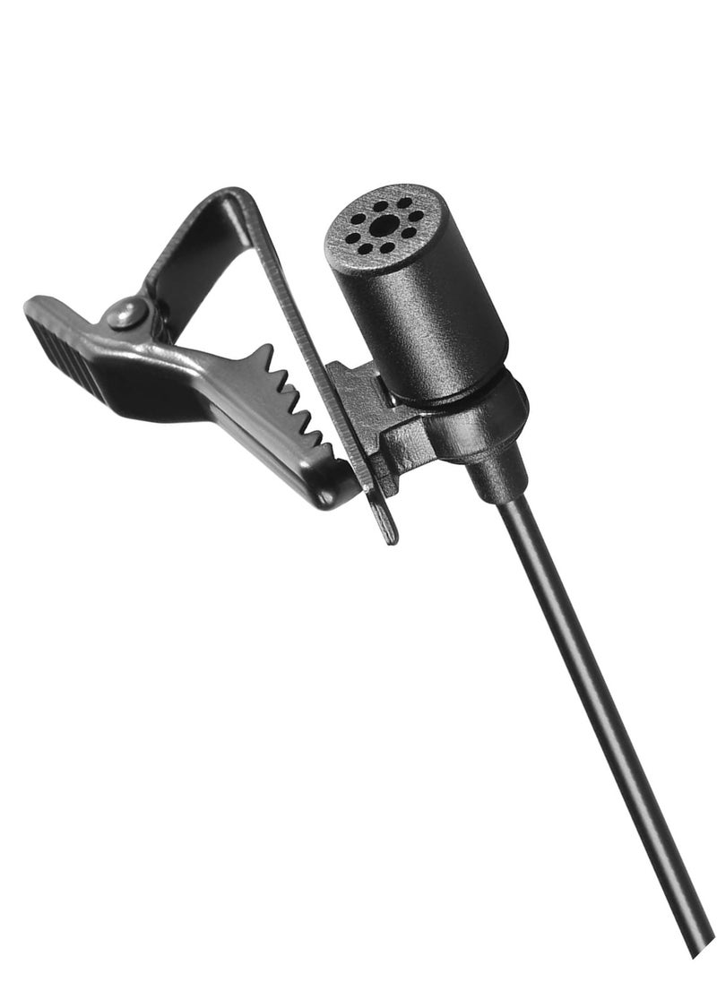 ProOne - ProOne PMR701 Professional Grade Lavalier Clip On Microphone - Lav Mic for Camera Phone iPhone GoPro Video Recording ASMR - Small Noise Cancelling 3.5mm Tiny Shirt Microphone with Easy Clip On System - Image 1