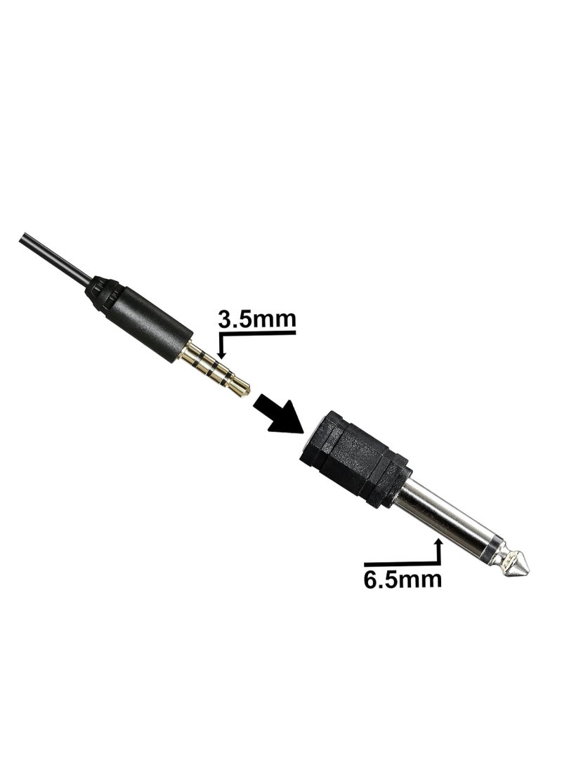 ProOne - ProOne PMR701 Professional Grade Lavalier Clip On Microphone - Lav Mic for Camera Phone iPhone GoPro Video Recording ASMR - Small Noise Cancelling 3.5mm Tiny Shirt Microphone with Easy Clip On System - Image 1
