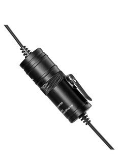 ProOne ProOne PMR701 Professional Grade Lavalier Clip On Microphone - Lav Mic for Camera Phone iPhone GoPro Video Recording ASMR - Small Noise Cancelling 3.5mm Tiny Shirt Microphone with Easy Clip On System  - Image 4