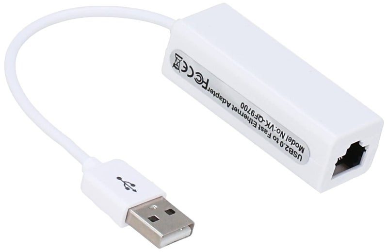 Generic USB 2.0 High Speed Ethernet Network Adapter (10/100Mbps) - Image 1