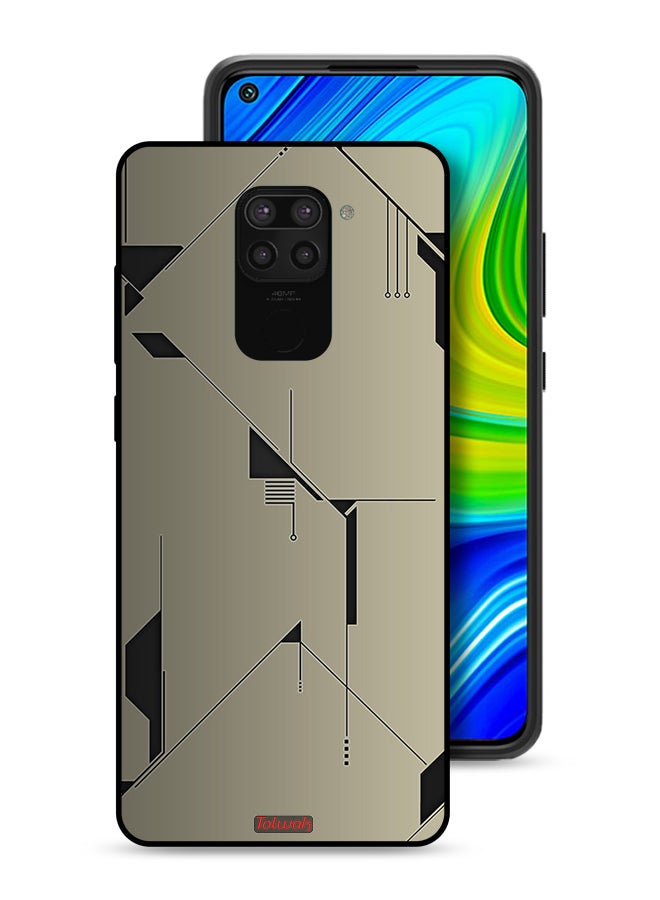 Tolwak Xiaomi Redmi Note 9 Protective Case Cover Minimalism Abstract Digital Art - Image 1