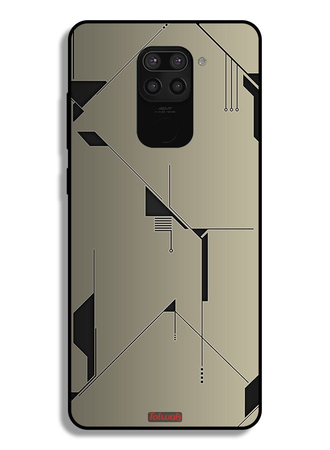 Tolwak Xiaomi Redmi Note 9 Protective Case Cover Minimalism Abstract Digital Art - Image 2