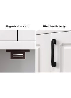 keke Modern Wooden Storage Kitchen Cabinet with Shelves for Living Room & Kitchen  - Image 3