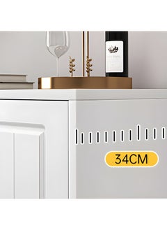 keke Modern Wooden Storage Kitchen Cabinet with Shelves for Living Room & Kitchen  - Image 5