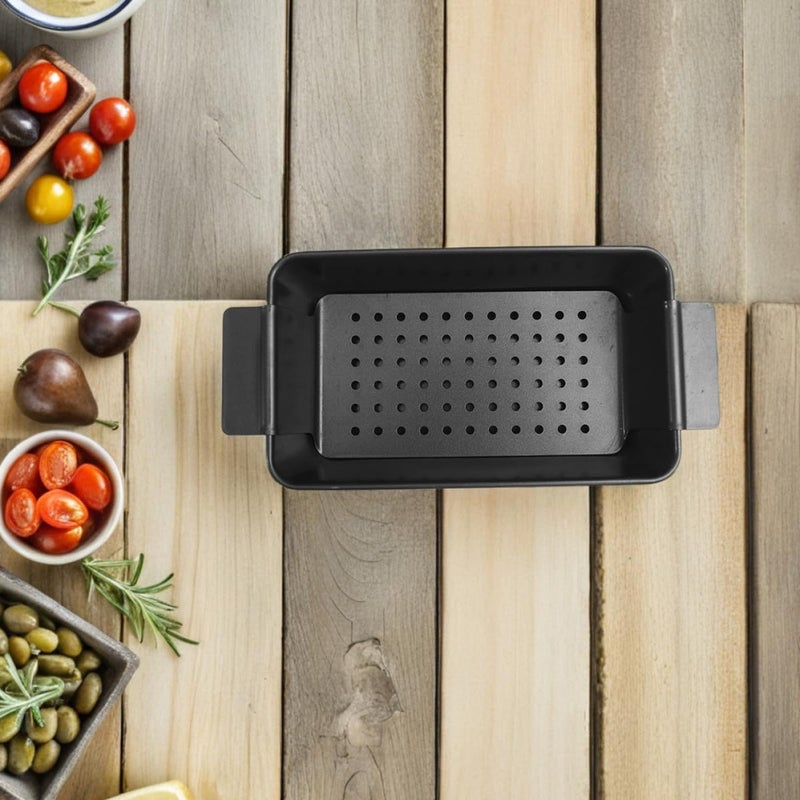 2 Piece Non Stick Black Loaf Pan With Lid Heavy Duty Baking Mold For Bread And Meatloaf - Image 5