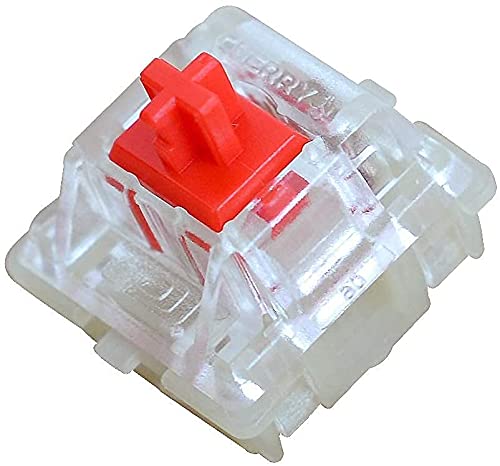 Granvela Cherry MX Standard RGB Red Switches - Plate Mounted 45g Force Linear Clear-Housing Switches for Mechanical Keyboard-MX1A-L1NA 10 Pack - Image 5