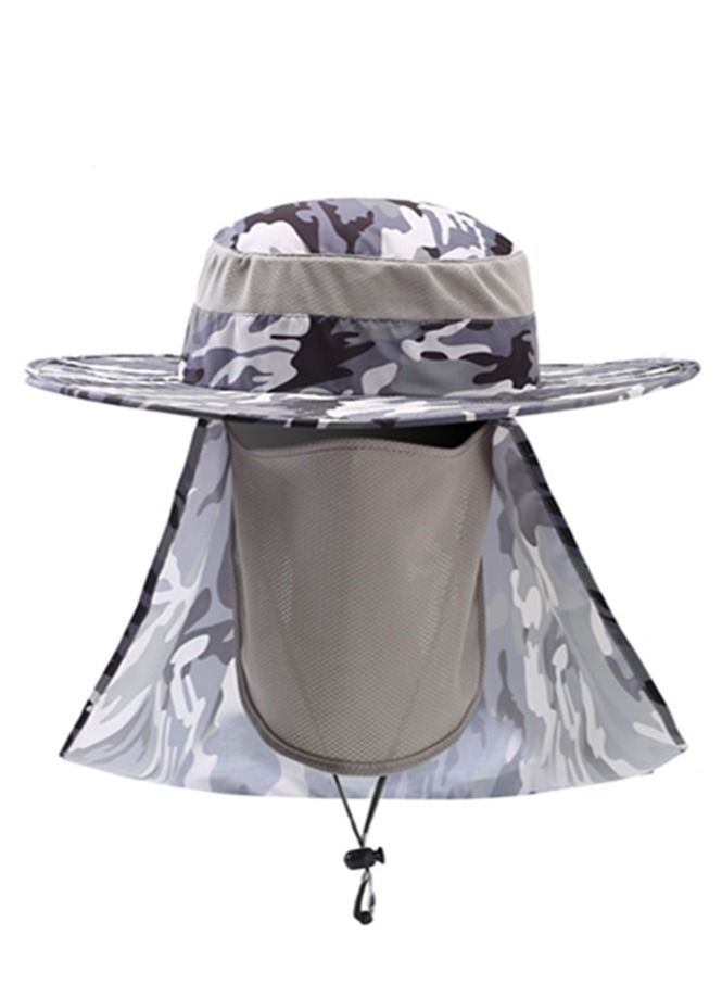 Outdoor Fishing Sun Hat With Removable Neck Cover