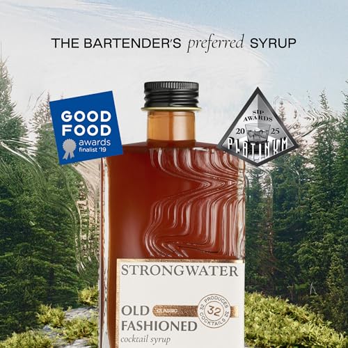 Strongwater Old Fashioned Mix - Makes 64 Cocktails - Handcrafted Old Fashioned Syrup with Bitters, Orange, Cherry, Organic Demerara Sugar - Craft Cocktail Mixer, Just Mix with Bourbon,Whiskey - 2 Pack - Image 3