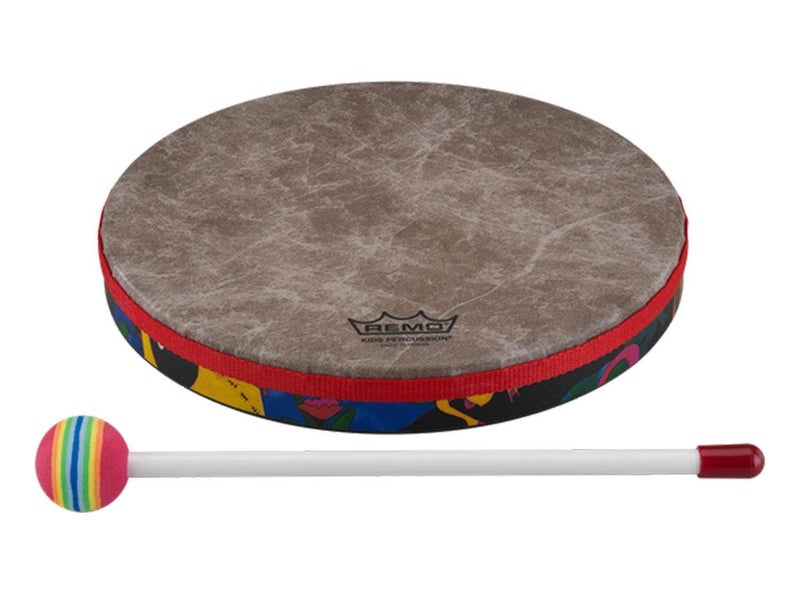 Remo طبلة ريمو، إيقاع الأطفال، طبلة يدوية، 8" قطر، 1.25" عمق، قماش غابة مطر - Image 5
