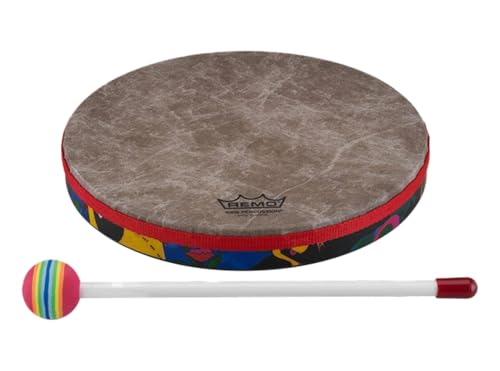 Remo طبلة ريمو، إيقاع الأطفال، طبلة يدوية، 8" قطر، 1.25" عمق، قماش غابة مطر - Image 2