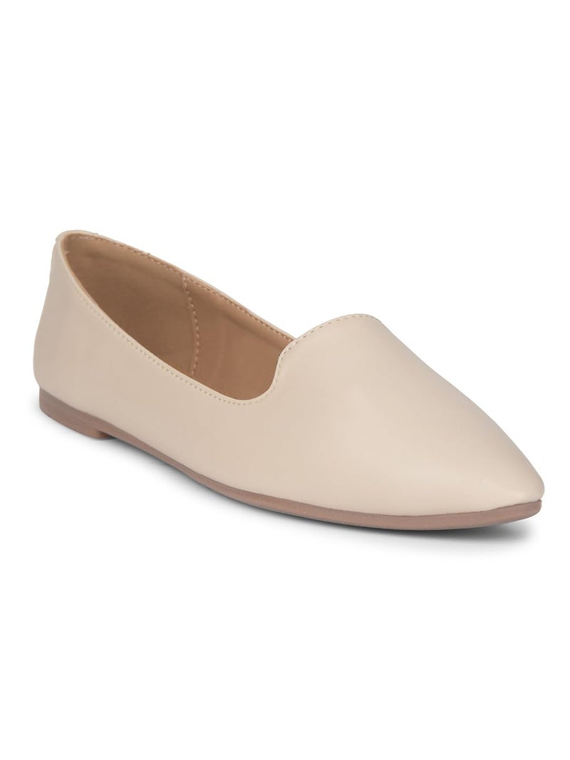 Bata Casual Ballerinas for Women Off White - Image 1