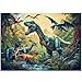 PPuzzling Dinosaur World Puzzles for Adults 1000 Pieces Nature Rainforest Animal Jigsaw Puzzles Challenging Forest Puzzle as Wall Decor - Image 2