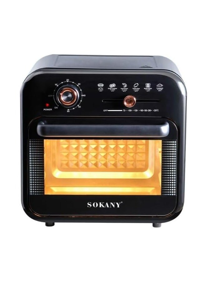 سوكاني اير فراير سوكاني قلاية+فرن سوكانى 18لتر 1800وات SK-10001 - Image 1