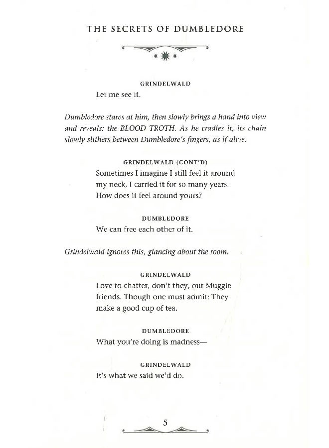الوحوش الرائعة: أسرار دمبلدور - النص الكامل للسيناريو - Image 4