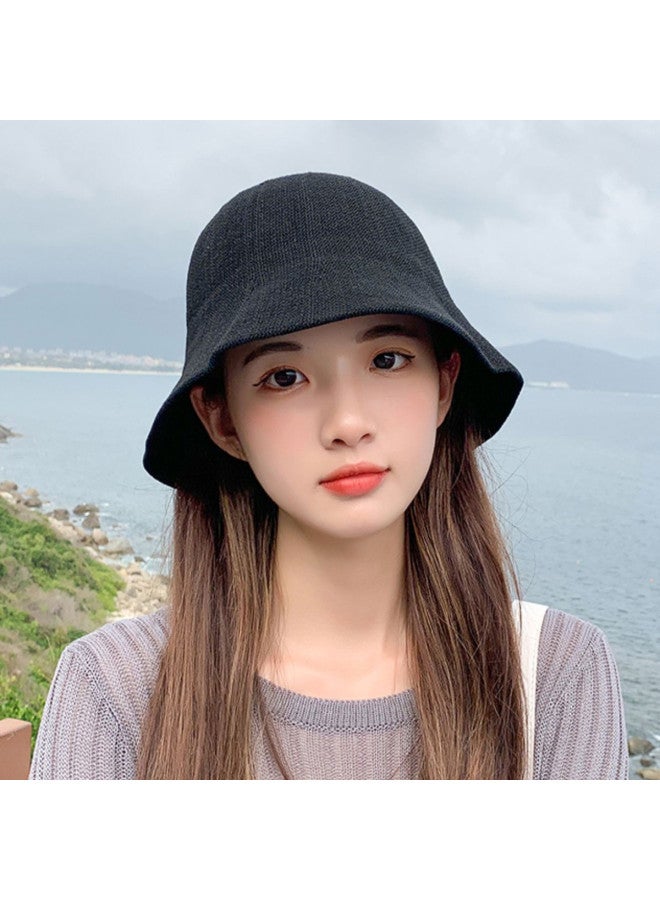 Top melon Spring And Summer Sun Hats For Women Style Bucket Hats, Fisherman Hats, Face-slimming Bucket Hats, Student Caps - Image 3