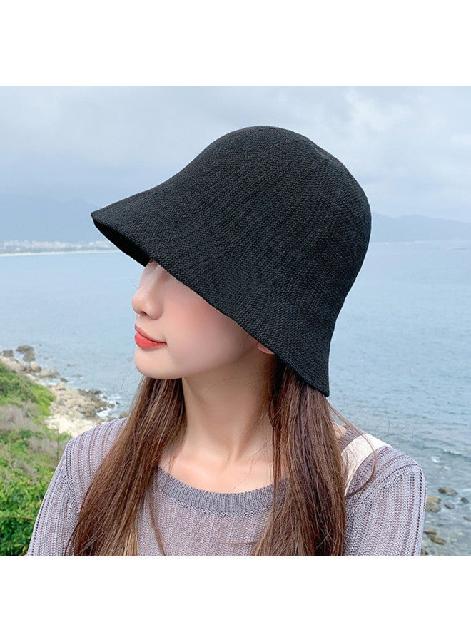 Top melon Spring And Summer Sun Hats For Women Style Bucket Hats, Fisherman Hats, Face-slimming Bucket Hats, Student Caps - Image 5