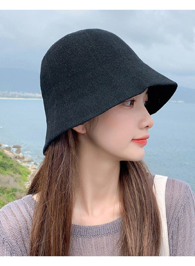 Top melon Spring And Summer Sun Hats For Women Style Bucket Hats, Fisherman Hats, Face-slimming Bucket Hats, Student Caps - Image 1