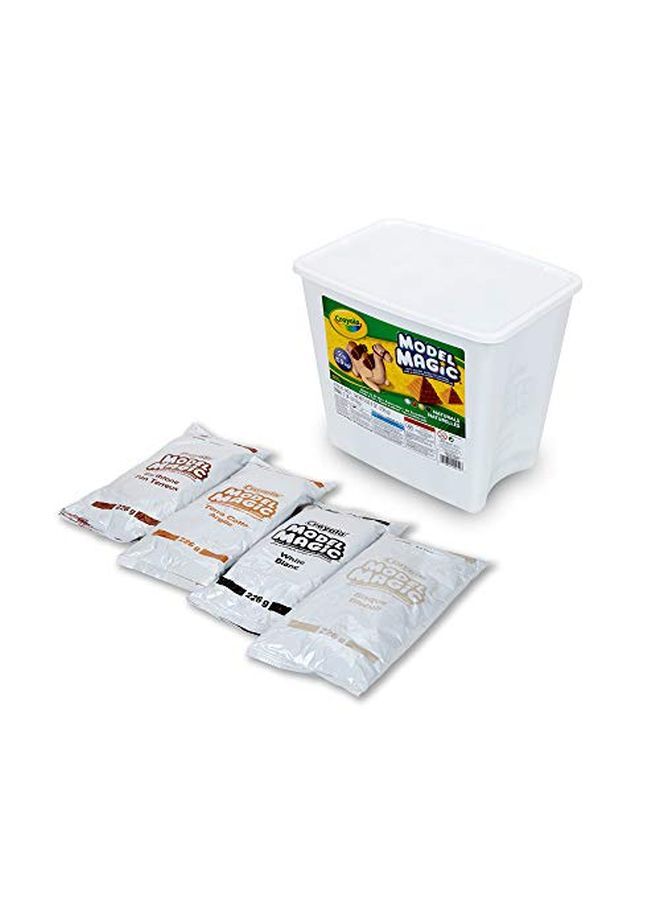 Crayola Model Magic Naturals Modeling Clay Alternative 2 Lb. Bucket Gift 8 Oz - Image 3