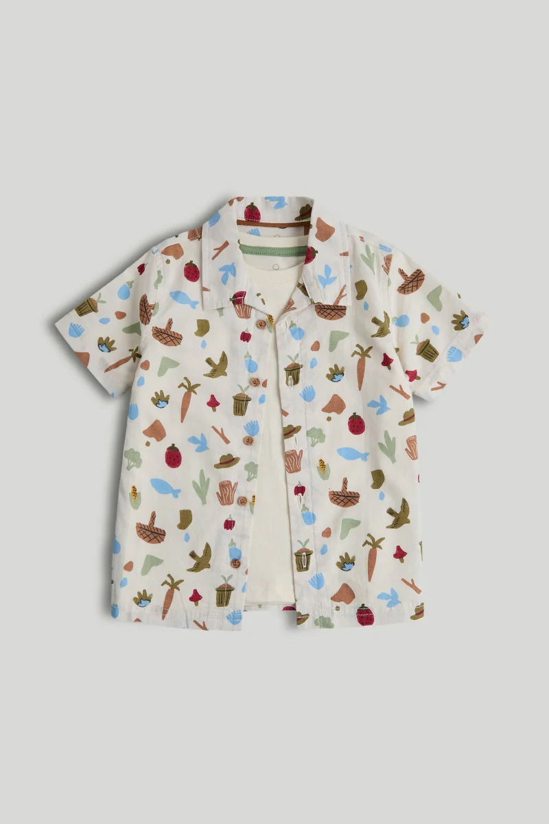 مذركير طقم قميص وتيشيرت خضروات