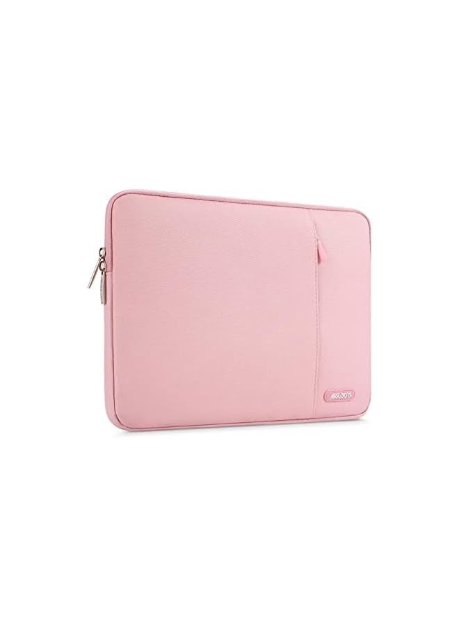 Mosiso Tablet Sleeve Case Compatible with iPad 10th 10.9 inch/Air 5th 10.9 / Pro 11 M2 / 9/8/7 10.2 / Air 4 10.9/Air 3 10.5/9.7,Polyester Vertical Bag, Pink - Image 5