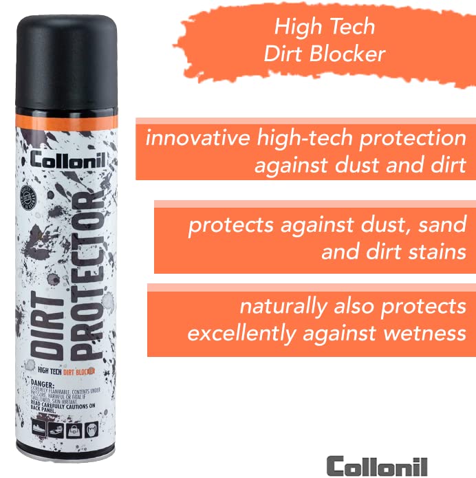 Collonil Dirt Protector Shields Against Dust, Sand, Dirt, and Stains - Ideal for Light and White Shoes like Sandals and Sneakers - 400ml / 9.7 OZ - Image 2