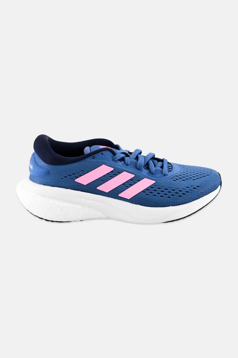 Adidas Women Supernova 2 Lace Up Running Shoes, Slate Blue - Image 3