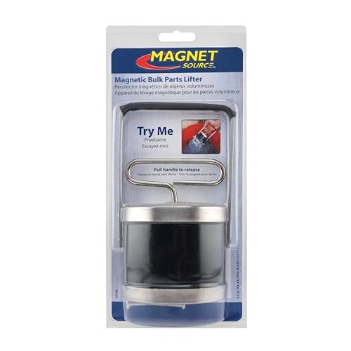 Master Magnetics رافعة أجزاء مغناطيسية خفيفة من ماستر ماغنيتيكس مع إطلاق، بقطر 3.50 إنش، وارتفاع 6.75 إنش بما في ذلك المقبض، سعة 1 باوند، 1 قطعة - Image 2