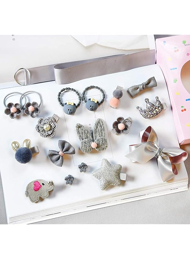 كاست ويف مجموعة من 36 مشبك شعر للأطفال للفتيات الصغيرات، مشابك شعر للأطفال، إكسسوارات شعر للأطفال الصغار، هدايا أعياد الميلاد وعيد الأطفال - Image 3