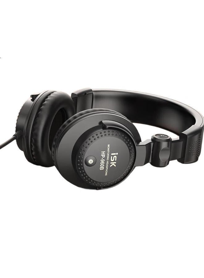 Iskhp960b Professional Over-ear Recording Monitoring Headphones, Fully Enclosed Cavity Design, Comfortable To Wear, Gaming Headphones, Compatible With Computer, Mobile Phone, Sound Card, For Gaming And Music - Image 3