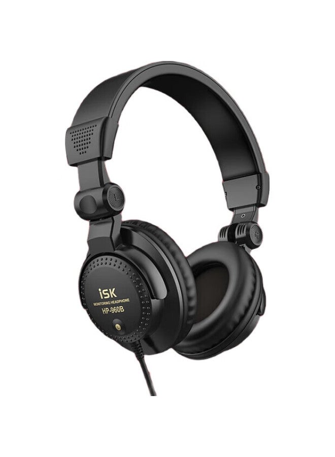 Iskhp960b Professional Over-ear Recording Monitoring Headphones, Fully Enclosed Cavity Design, Comfortable To Wear, Gaming Headphones, Compatible With Computer, Mobile Phone, Sound Card, For Gaming And Music - Image 2