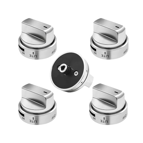 Sacumea AEZ73453509 Stove Knobs Replacements Compatible with lg Gas Range Oven Stove LRG3085ST LRG3095ST LRG3081ST LRG3091ST LRG3093ST,AEZ72909008 AP5669773 Knobs Compatible with lg Stove,3-Year Support - Image 1