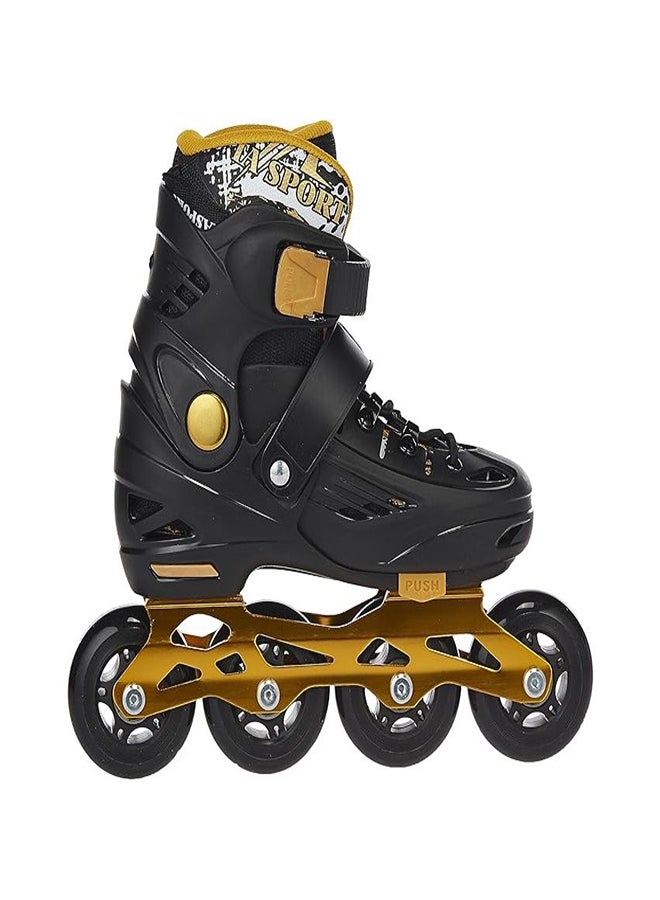 TA SPORT TA Sports Slalom Inline Skate for Kids - Black 32-35 GW-088 - Image 1