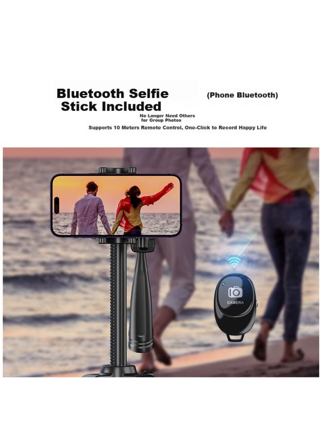 Llano Camera Tripod For Dslr, Mirrorless, Smartphone, Professional Grade Support Stand For Dji Pocket 3, Fujifilm, Nikon, Sony Anti-Shake Shooting Tripod, Portable For - Image 3